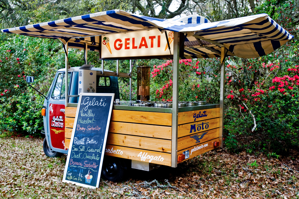 Gelati Mobile Piaggio Ape Truck